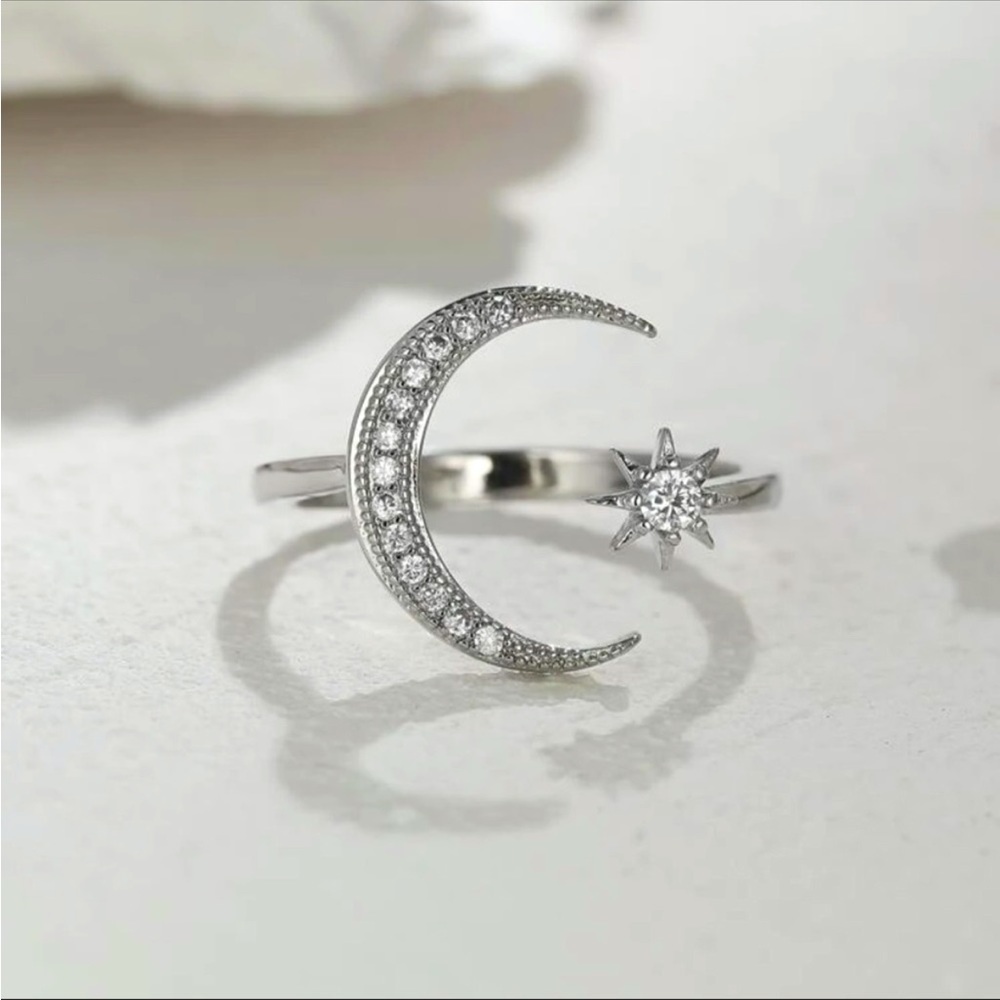 Celestial cuff ring